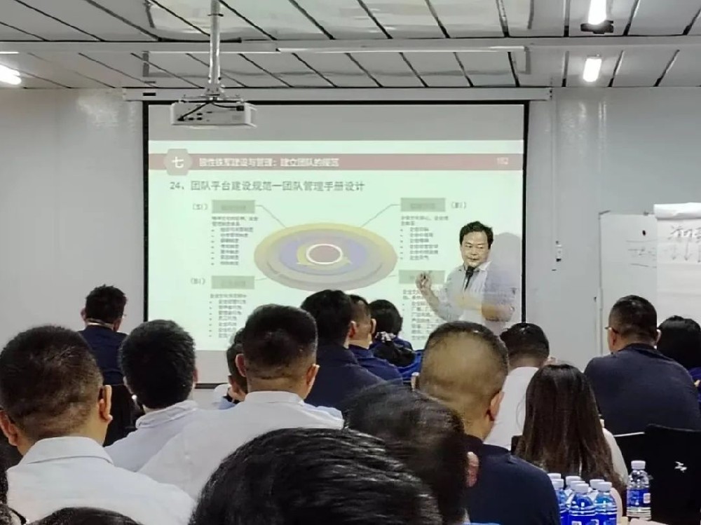 劉春華授課東捷建設(shè)—《狼性鐵軍打造與戰(zhàn)略達標(biāo)》